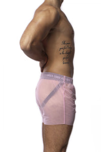 ALEXANDER COBB TRANSPARENT SHORT PINK