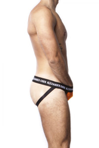 ALEXANDER COBB JOCKSTRAP TRANSPARENT ORANGE