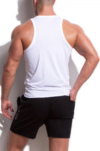 ALEXANDER COBB TANK TOP WHITE - BLACK