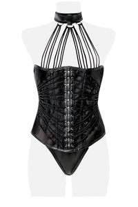 Underbust corset with panties 14493 - 3XL-5