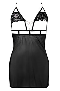 black Chemise Claea - 2XL-2