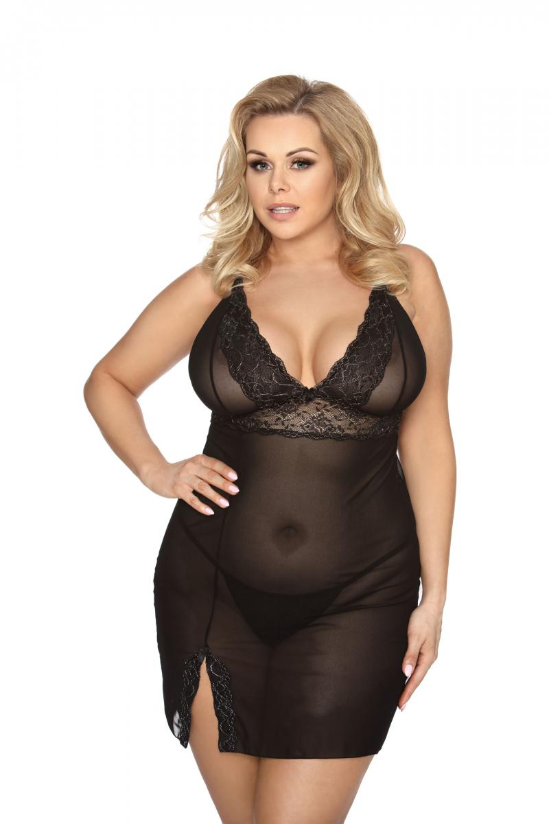 black chemise AA052175 - 5XL/6XL-0