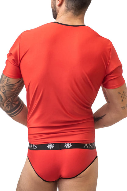 Men T-Shirt 053508 red - 3XL-1