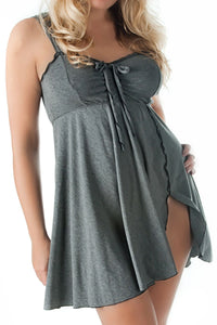 gray Chemise SW/113 54/56 by Andalea Sexy Work Collection-1