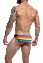 LOW RISE BIKINI BRIEF RAINBOW - RENASSAINCE - by CUT4MEN