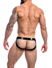 DESIRE JOCKSTRAP BLACK LEATHERETTE - RENAISSANCE - by CUT4MEN