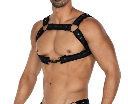 black chest harness 05 - OS-3