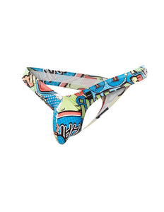 POUCH ENHANCING THONG CARTOON - PROVOCATIVE - by CUT4MEN