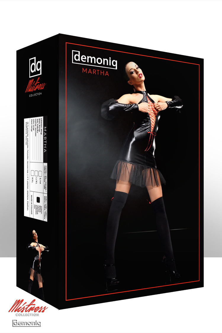 black minidress Martha L/XL by Demoniq-5