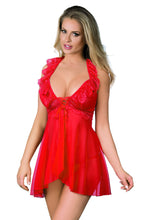 red chemise R-607 - S/M-2