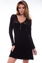 black Nightdress Melani XL by Hamana Lingerie-0