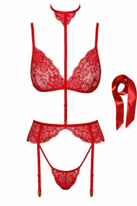 KISS243 5-piece lace set - L/XL-0