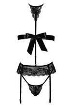 KISS244 4-piece lace set - L/XL-0