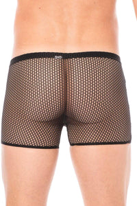 black fishnet Boxer Short 2007-67 - S-1