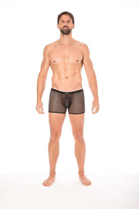 black fishnet Boxer Short 2007-67 - S-3