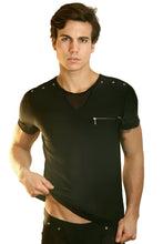 black T-Shirt Open Spirit S by Look Me-2