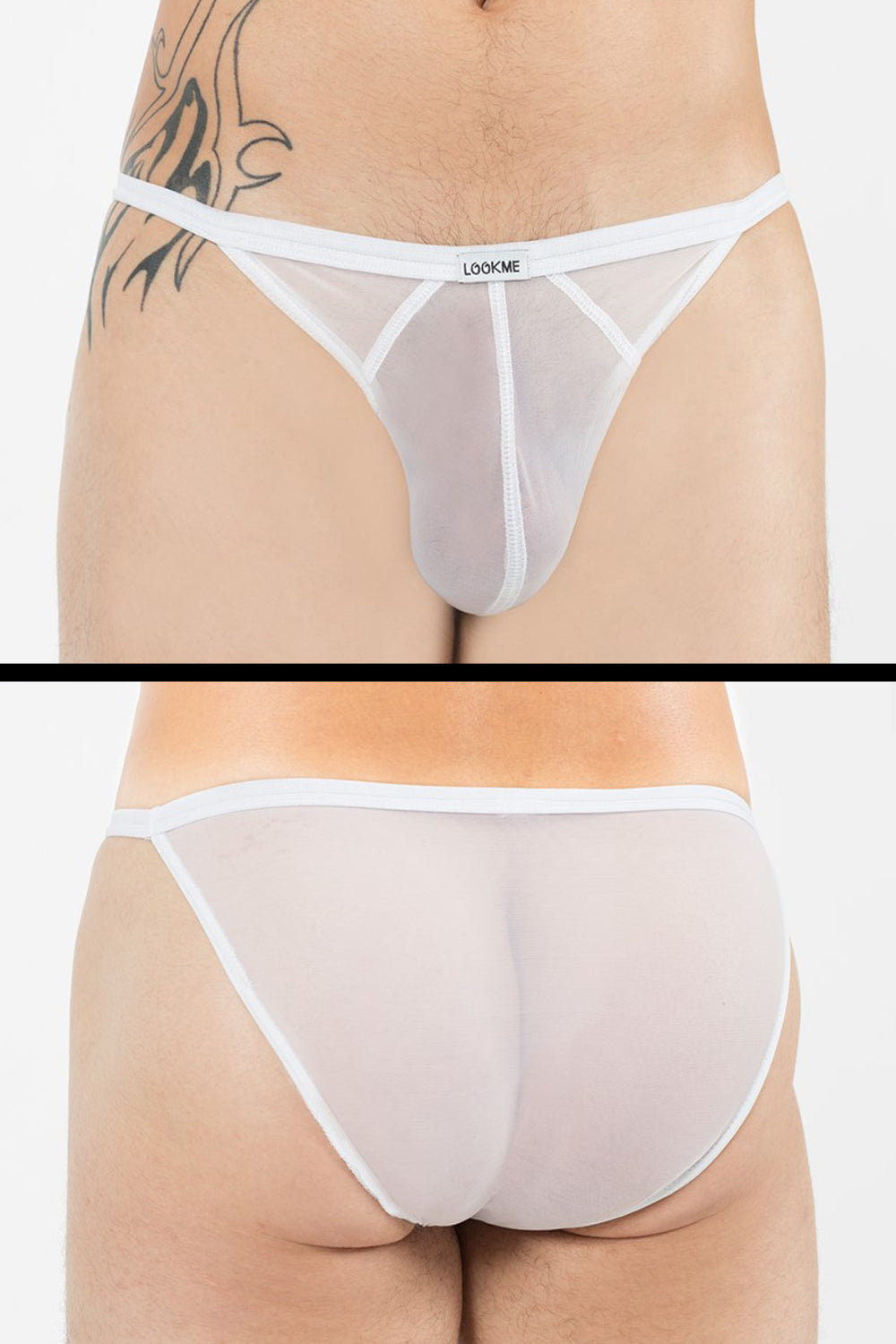 white Brief Tanga Malibu 2 92-61 XL-0