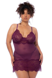 wine red Nighty - MAL7554XWINE - 3XL/4XL-0