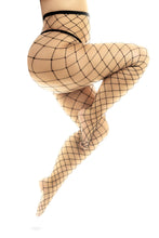 fishnet tights - MAL1106BLK - OSX-2