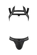 black Harness Set 043 - 2XL/3XL-2