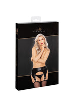 F277 Snake wetlook Garter belt - 3XL-5