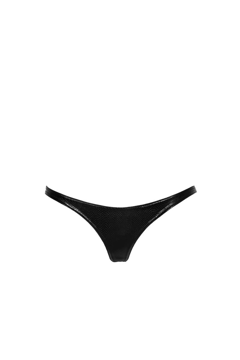 P009 Snake wetlook thong - 3XL-0