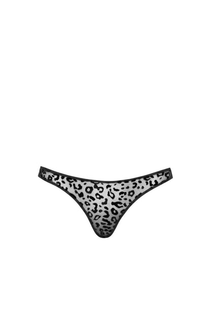 P011 Leopard flock thong - 3XL-0