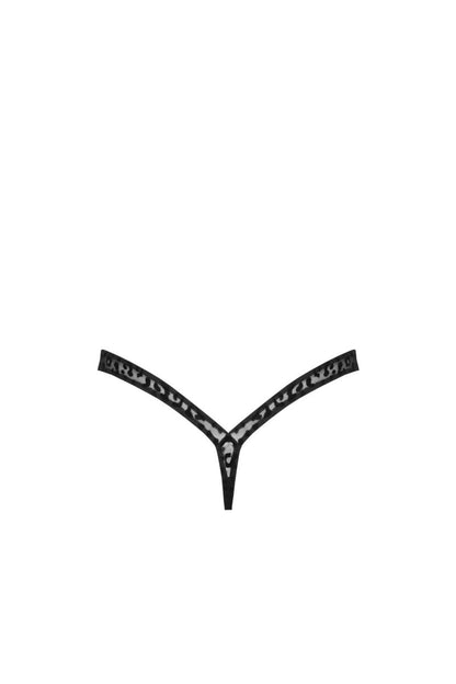 P011 Leopard flock thong - 3XL-1