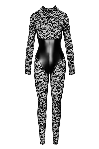 F299 Enigma lace catsuit with underbust bodice - 3XL-0