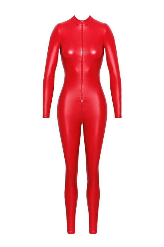 F353 Orgia red powerwetlook overall - 3XL-0