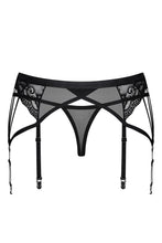 854-GAR-1 Garter Belt + T-String black - L/XL-3