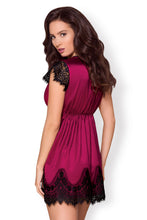 861-PEI-5 Peignoir fuchsia - L/XL-1