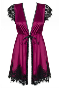 861-PEI-5 Peignoir fuchsia - L/XL-4