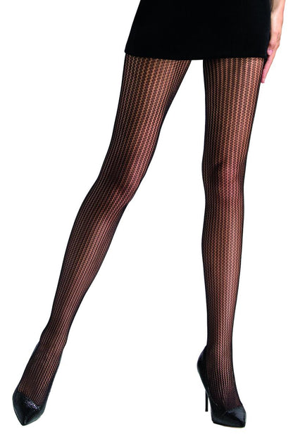 net tights TI044 black - 3/4-1