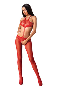 red ouvert Bodystocking BS080 - S/L-0