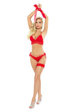 red lace set PR1447 - L/XL-2