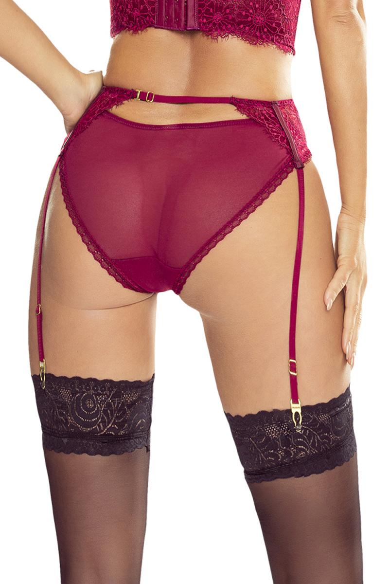 red Passion Glamour garter belt PR1637 - L/XL-1