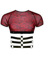 Harness T-Shirt RERodrigo001 black/red - 2XL-4