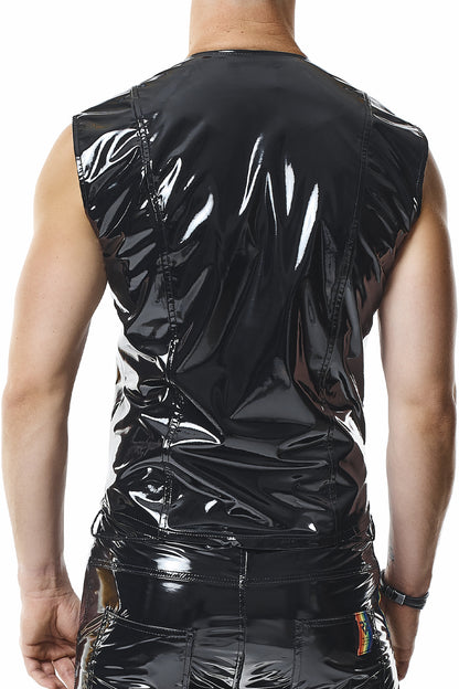 PVC vest RMTaddeoRBW black - 2XL-3