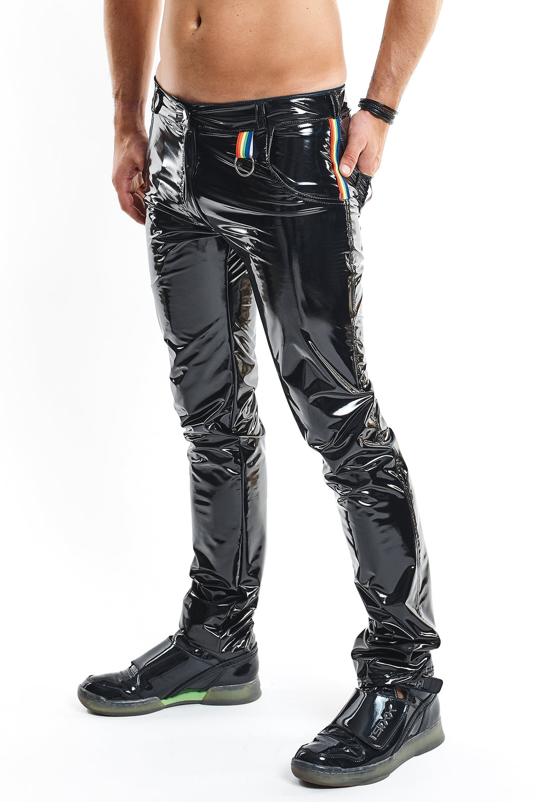 PVC trouser RMValerioRBW black - 2XL-4