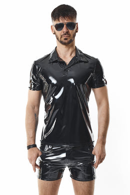 Polo PVC Shirt RMRodolfoPVC black - 2XL-2