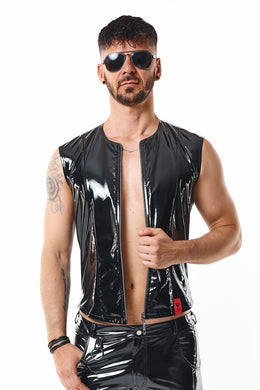 PVC vest RMOtelloPVC black - 2XL-8