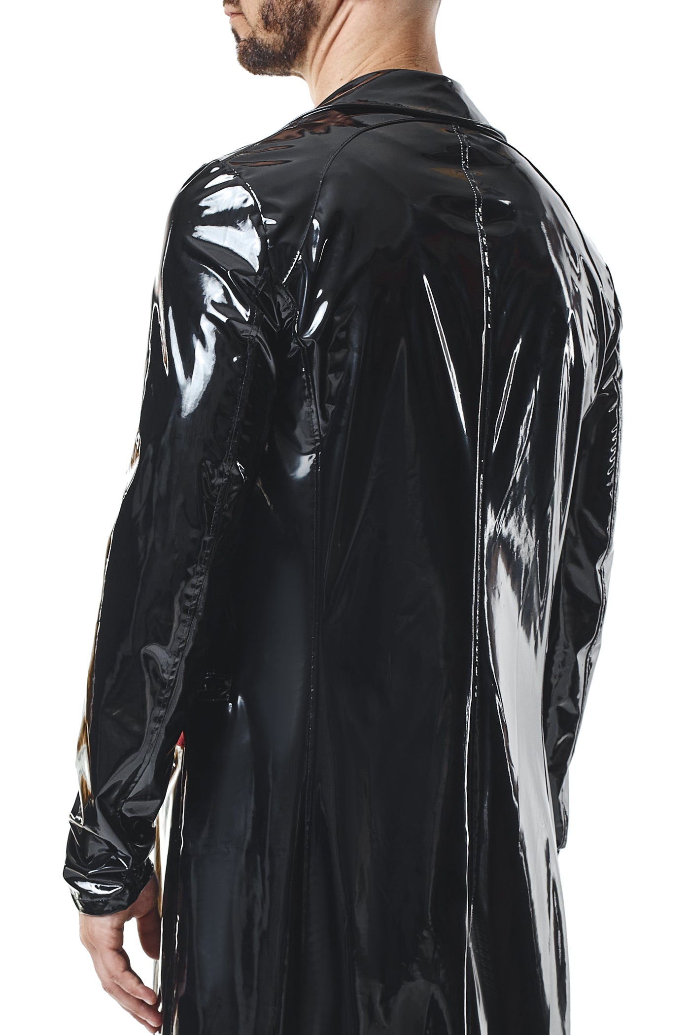 Midi Vinyl Coat RMStefanoPVC black - 2XL-5