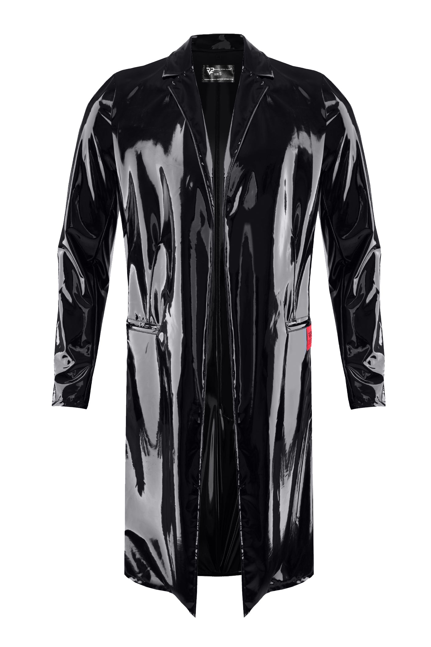 Midi Vinyl Coat RMStefanoPVC black - 2XL-0