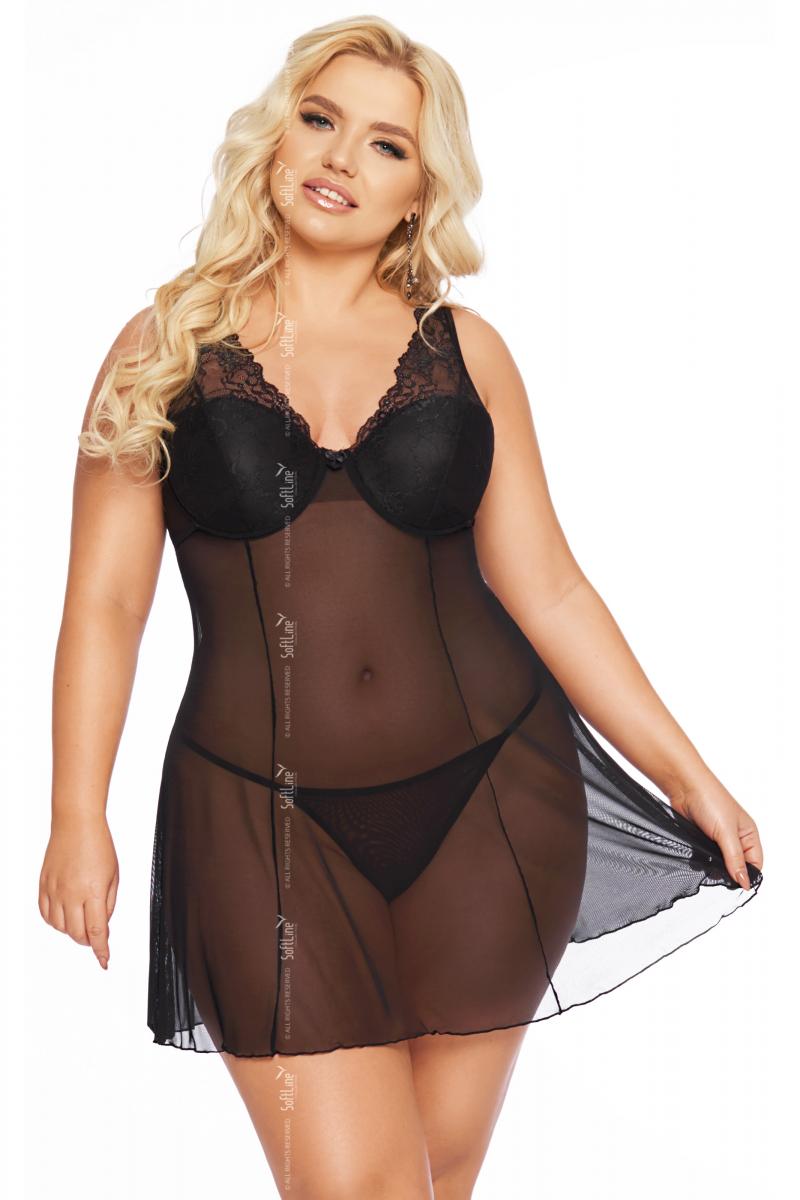 black Chemise 1892 - 3XL-0