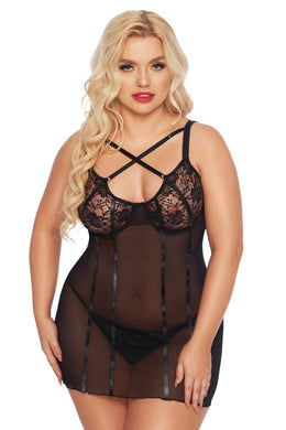 black Chemise 1896 - 3XL-0