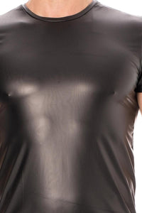 black wetlook T-Shirt 2008-81 - XL-2