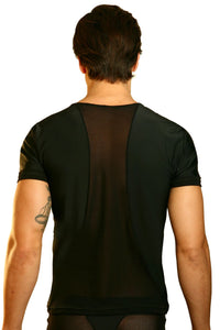 black T-Shirt Open Spirit S by Look Me-3