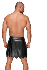 Eco leather men's gladiator skirt H053 - XL-1