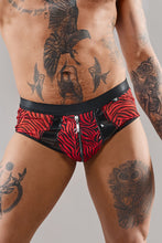 mesh brief REFranco001 black/red - 2XL-0